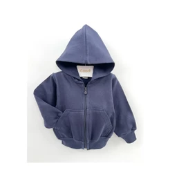 Jaqueta Unissex Moletom Flanelado Capuz - Kidstok