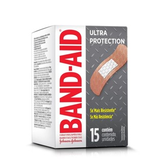 Curativo Band-Aid C/15 Adesivos Ultra Protection em Oferta na Shopee