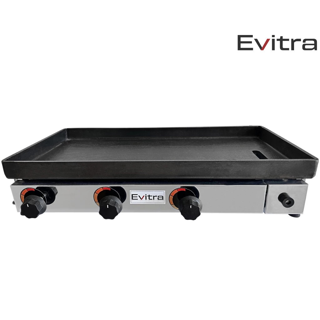 Chapa de Lanche Tamanho 70x35 8mm de Espessura Uso Profissional Hamburgues Churrasco Gourmet Lanchonete Evitra- Oferta