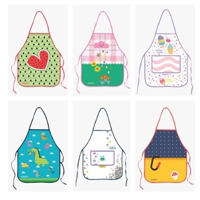 Avental Infantil Impermeável Para Pintura Atividades Escolar