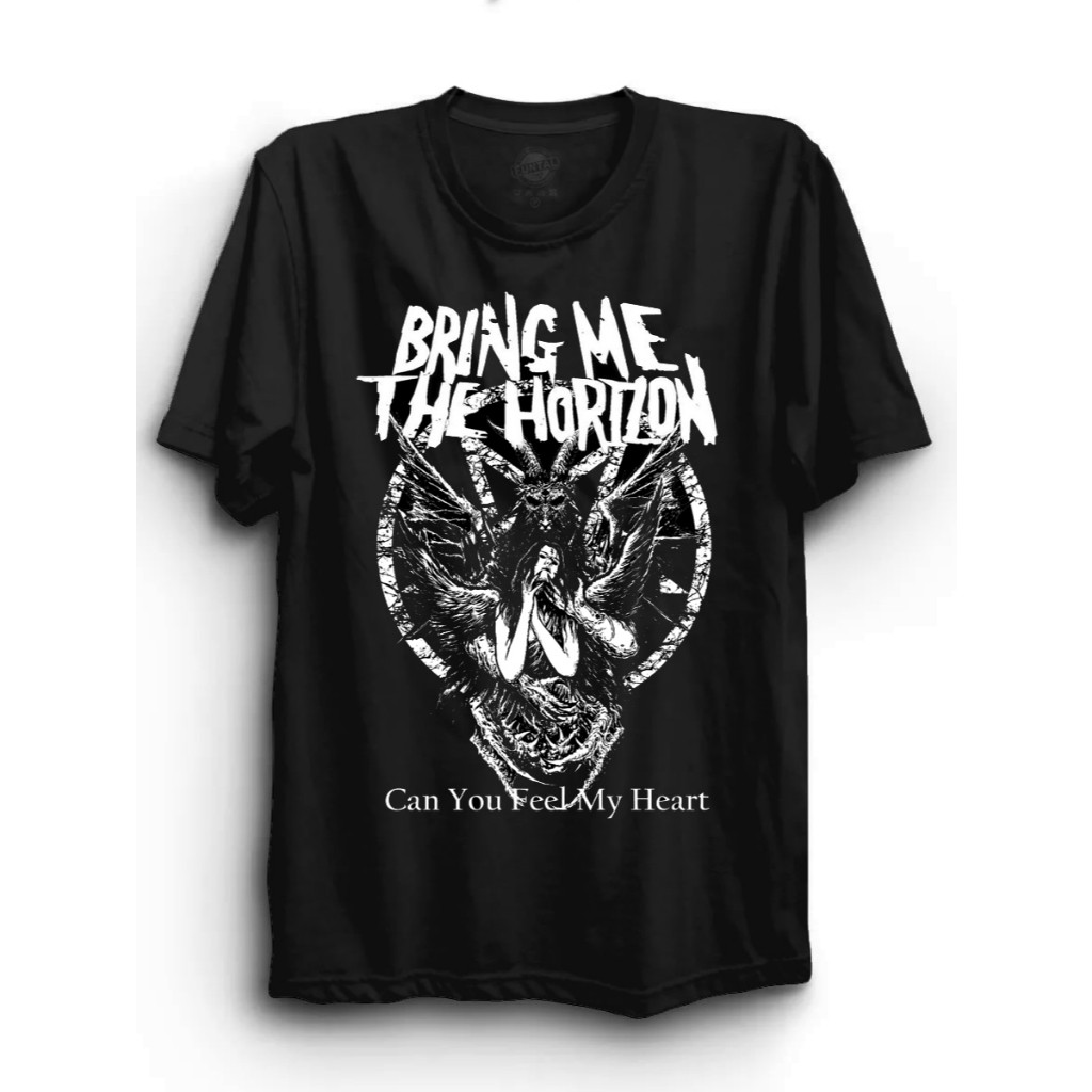 T-shirt Camisa Camiseta Banda Bring me the horizon Can You Feel My Heart 100% algodão Envio Rapido