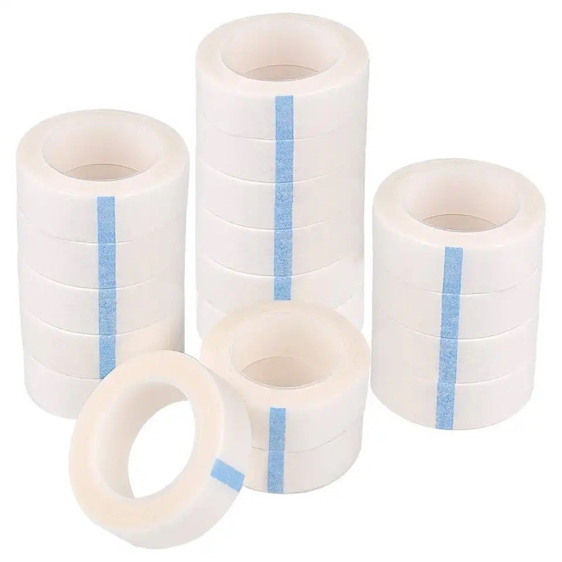 Kit 12 Fita adesiva transparente microporosa para Extensão de Cílios Naturais