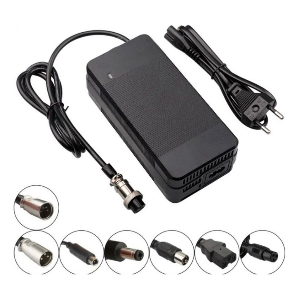 Carregador 42v-2a Para Patinete E Bike Elétrica