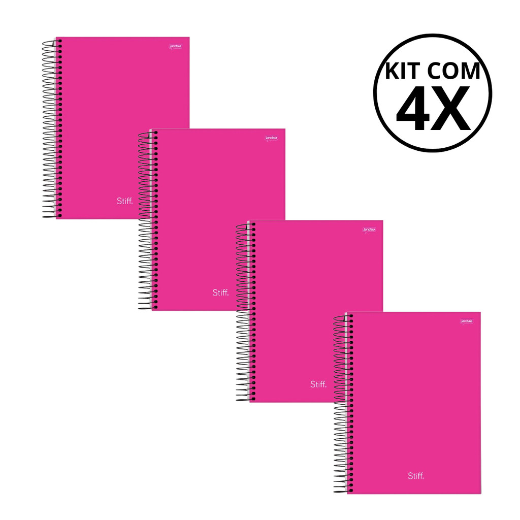 Kit Com 04 Cadernos 1 Matéria Universtario Stiff - Jandaia KITS:KIT 22 em Oferta na Shopee