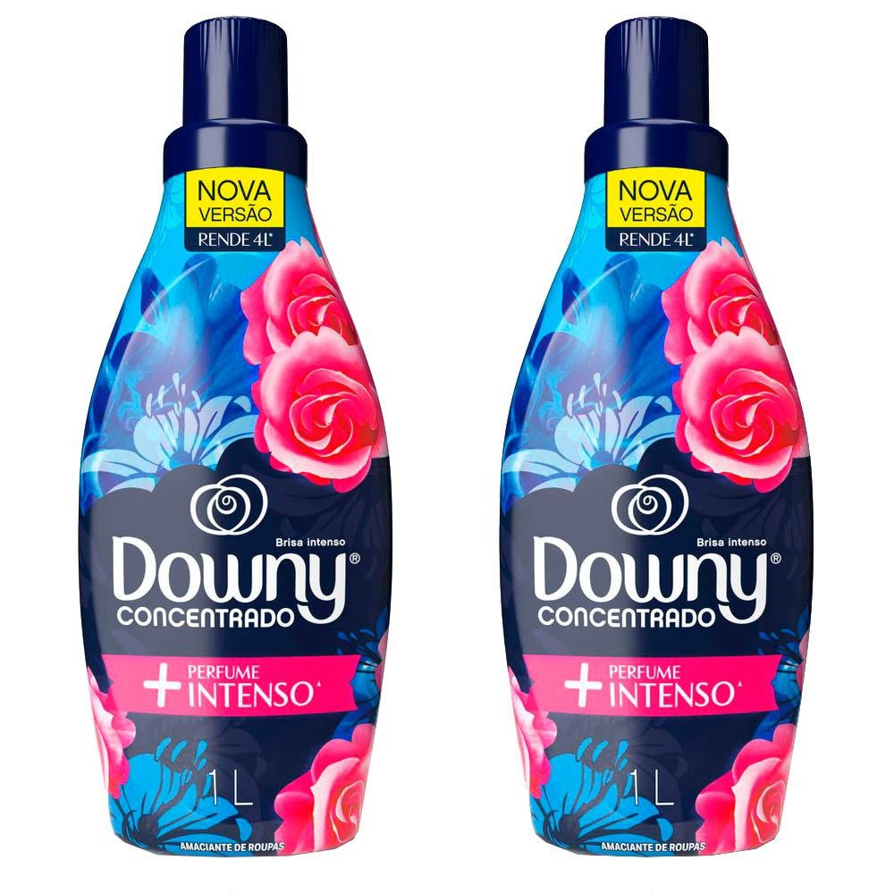 Kit 2 Amaciantes Downy Concentrado Brisa Intenso 1L em Oferta na Shopee