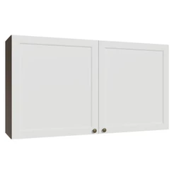 Armário Aéreo 120 cm 2 Portas Rustic/Branco Vik Madesa