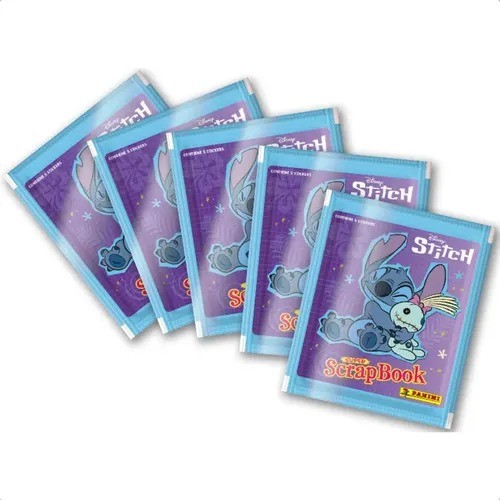 Figurinhas Stitch Super Scrapbook 50 Figurinhas 10 Envelopes - Books & Magazines