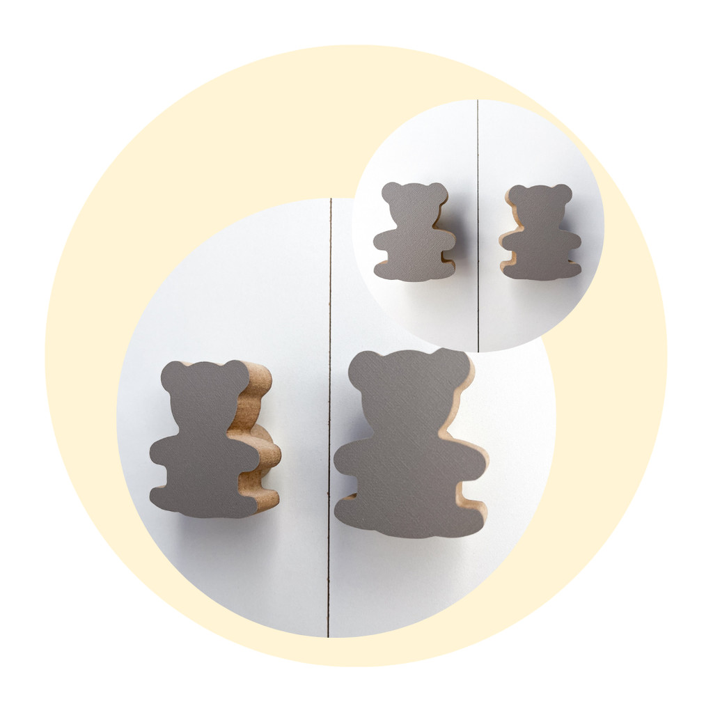 4 Puxadores Urso Animais Infantil Gaveta Móveis Cômoda Bebê em Oferta na Shopee