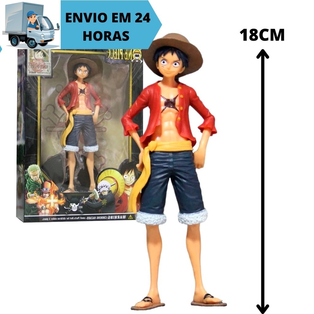Boneco Anime One Piece Luffy Action Figure Pvc Personagens Com Caixa Colecionável