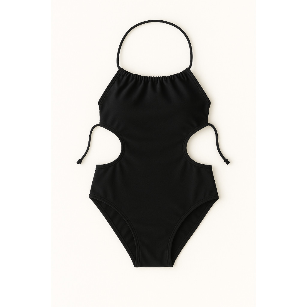 Maiô Biquíni Infantil Bebê Menina Juvenil Feminino Frente Única Moda Praia Natação Liso Suplex Premium Proteção UV50+