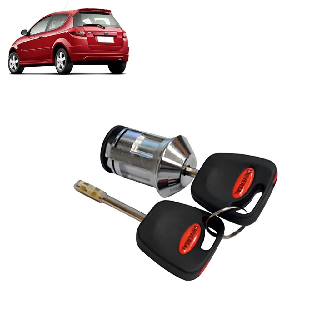Miolo Cilindro Ignição Com Chaves Ford Ka 2008 a 2014 2008 2009 2010 2011 2012 2013 2014
