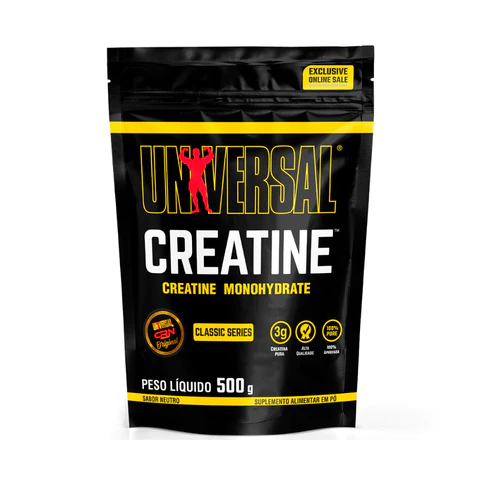 Creatina Monohidratada Sem Sabor Refil 500g - Universal Nutrition