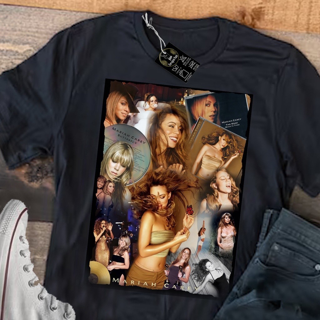 Camiseta camisa Mariah Carey Camisa personalizada estampada básica algodão vintage geek divertida de banda top ! 02