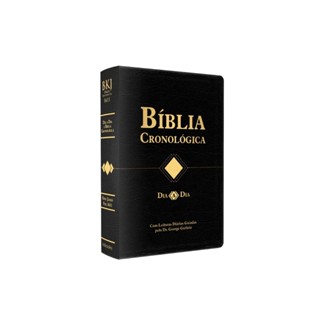 Bíblia Cronológica Dia a Dia | King James 1611 | Preta em Oferta na Shopee