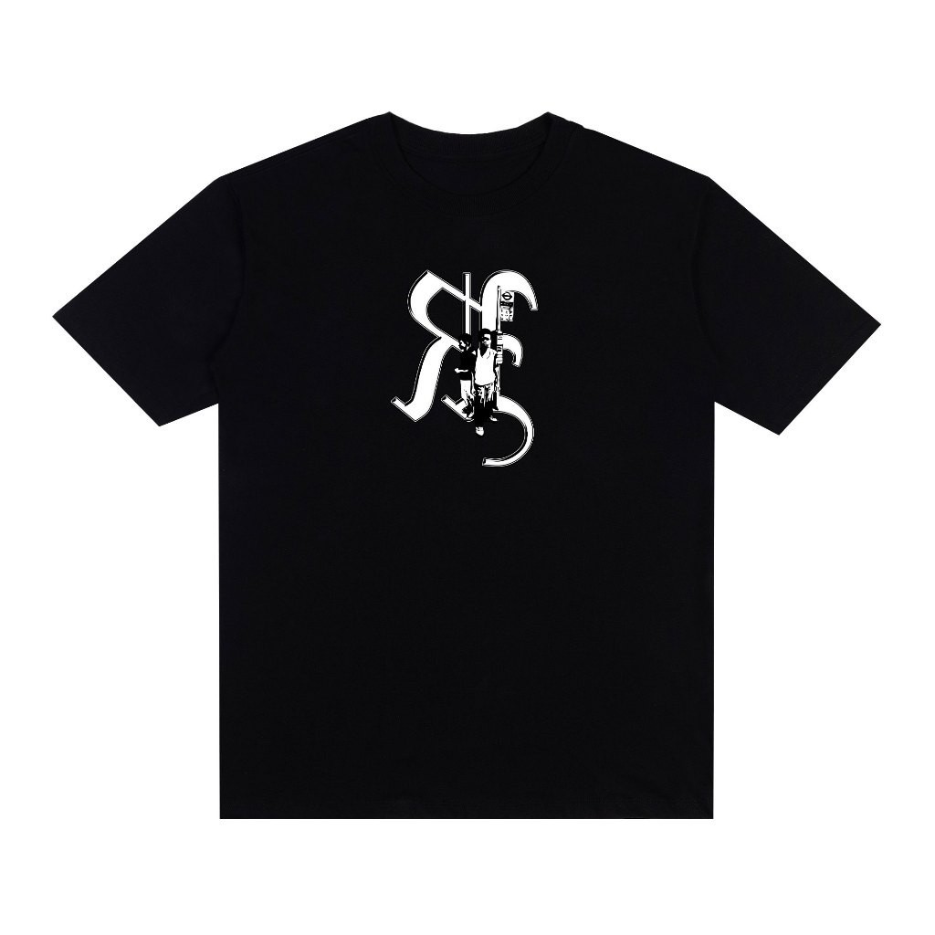 Camiseta Premium em Algodão Puro Camiseta Streetwear Restricted Plug Estampada Camiseta Oversized Algodão