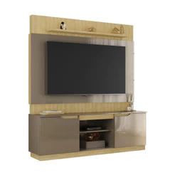 Home Theater Torino para TV até 70 Polegadas Madeirado com Reflecta Flex Atualle