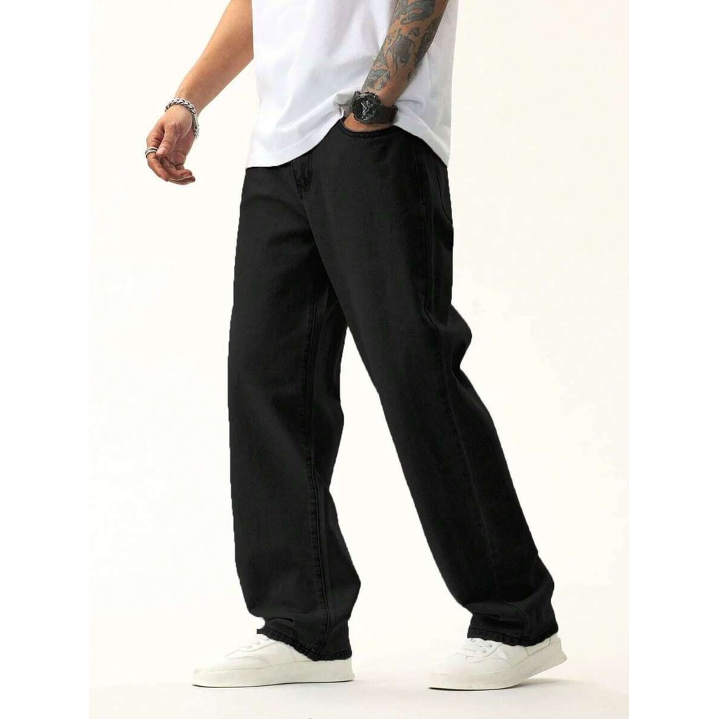 Calça Denim Baggy Masculina Balão Larga Carpenter 100% algodão Tecido Premium Dazzling Dia dos Pais