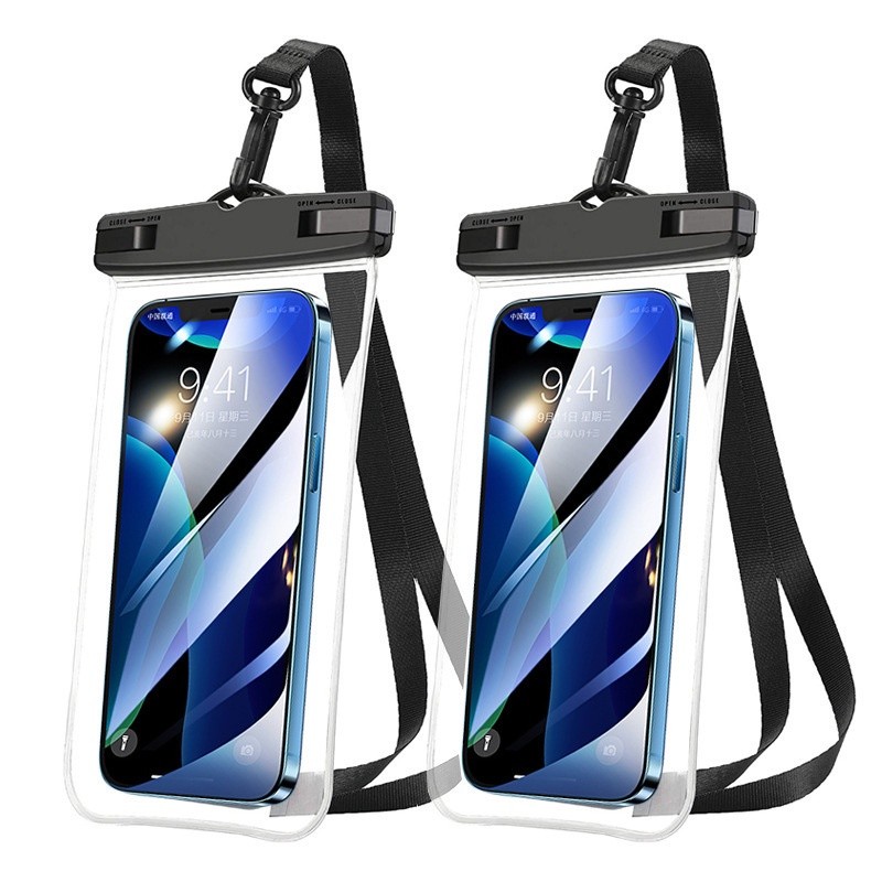 1 Capa Bolsa Prova Dágua Impermeável Celular Transparente Universal Promoção