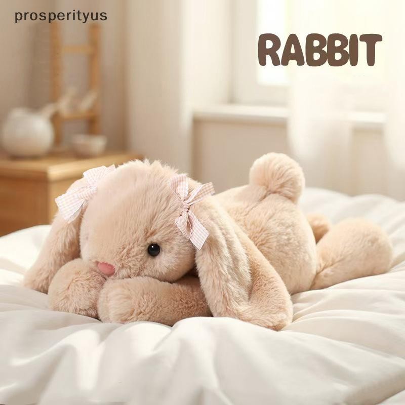 [prosperityus] Jimny Plush Soft Stuffed Orelhas Longas Boneca Coelho Engraçado Bebê Dormindo Companheiro Decoração De Qu em Oferta na Shopee