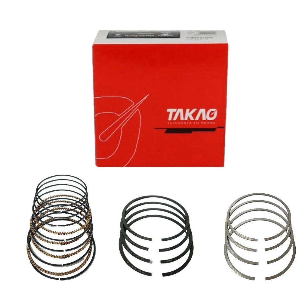 Jogo Aneis Motor Medida Std Para Grand Tour Logan Megane em Oferta na Shopee