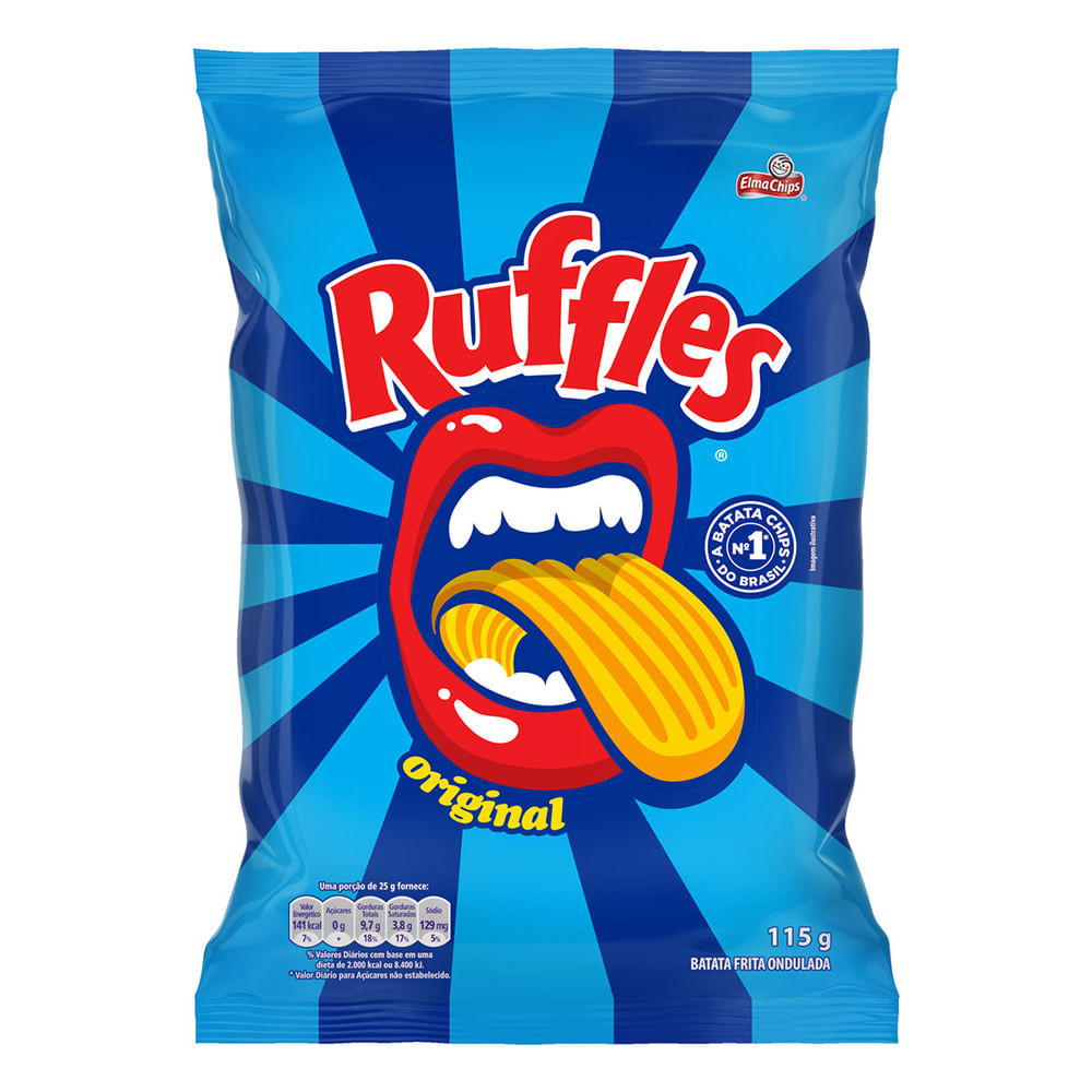 Batata Ruffles Elma Chips Sabor Original 115g - Food & Beverages