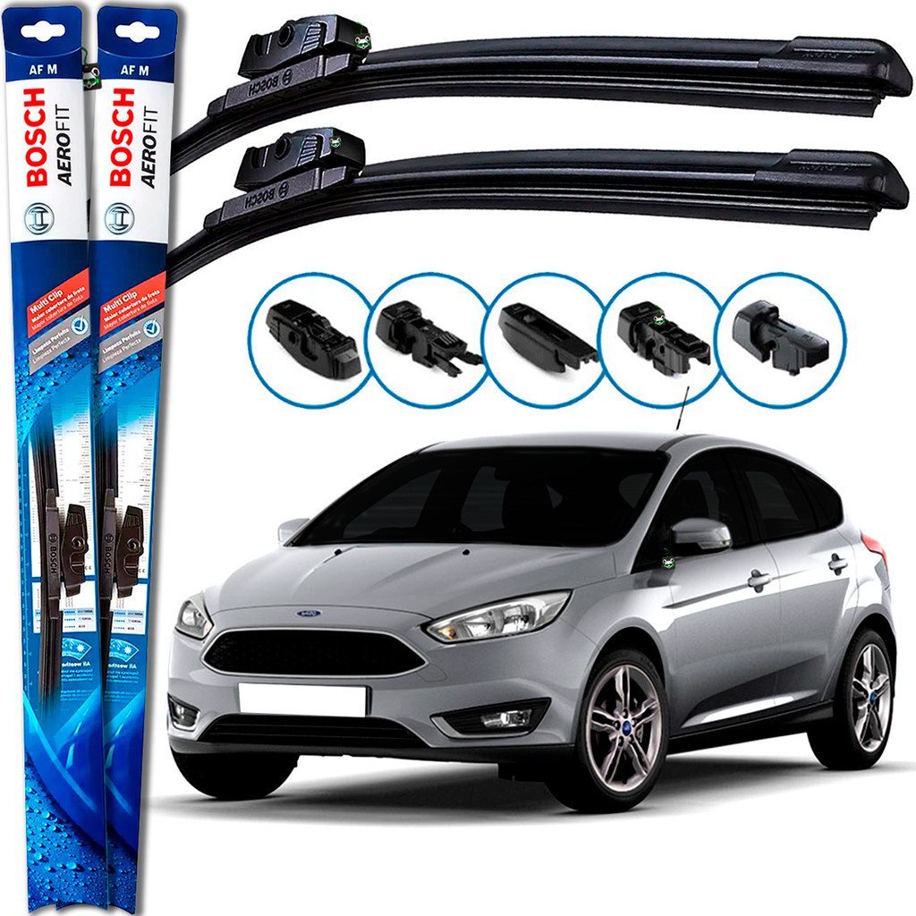 Par Palheta Limpador Parabrisa Focus Hatch / Sedan 2014 2015 2016 2017 2018 2019 Bosch em Oferta na Shopee