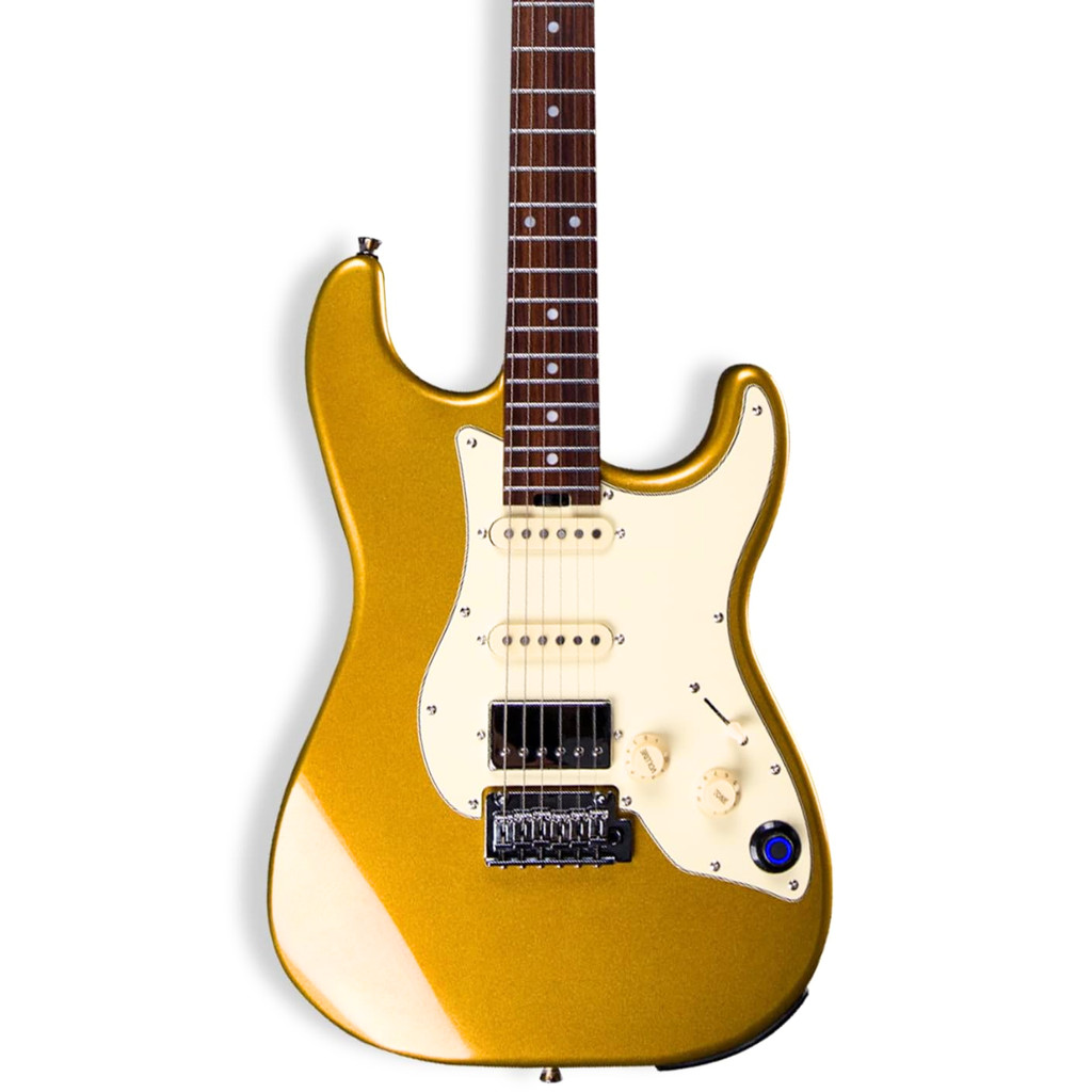Kit Guitarra Mooer com pedaleira embutida + capa S800 GTRS