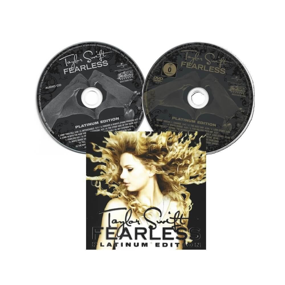 CD Taylor Swift - Fearless (CD+DVD Platinum Edition) - Importado - Hobbies & Collections