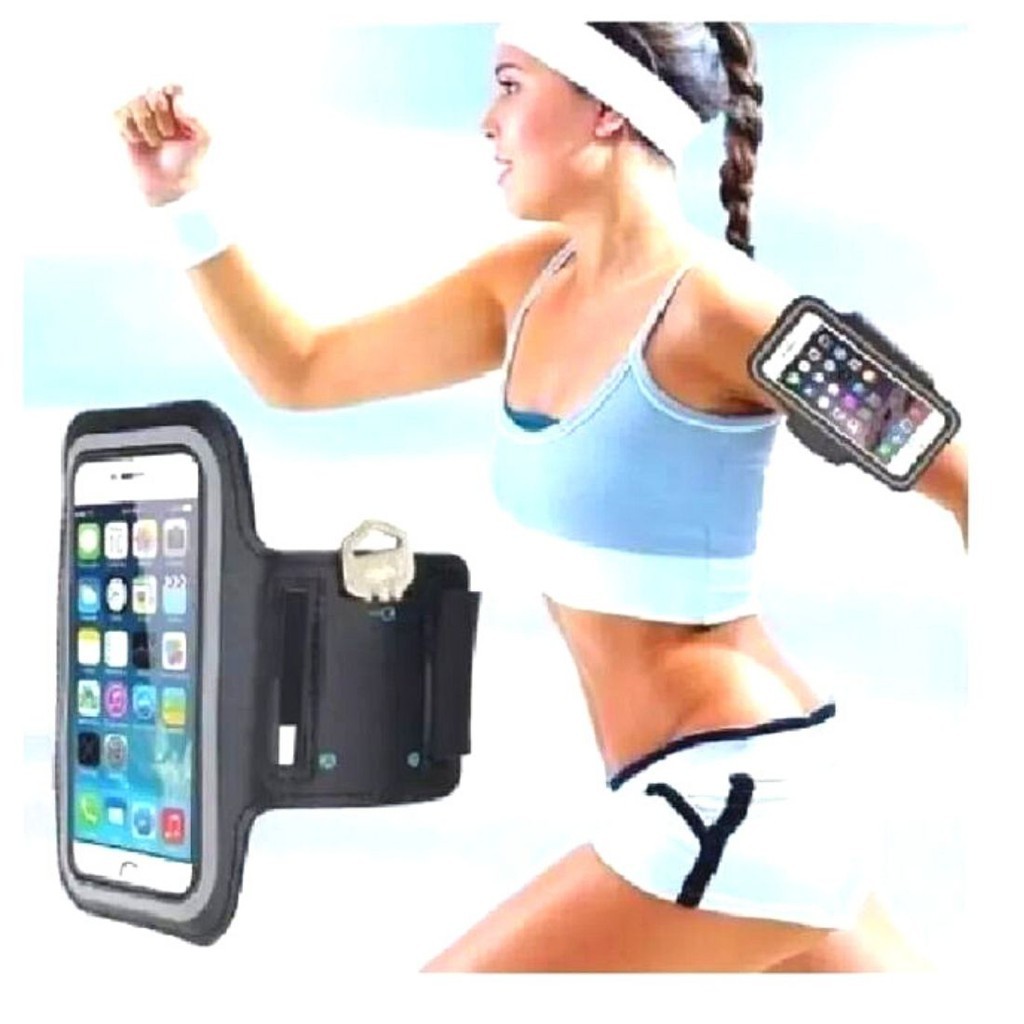 Braçadeira Para Celular Universal Bolsa Pochete Academia Caminhada Corrida Fitness Unisex