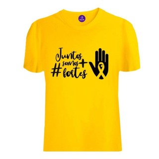 Linda Camisa Camiseta Blusa Setembro Amarelo Masculina Feminina Campanha Prevenção ao Suicídio Toda Vida Importa Envio I