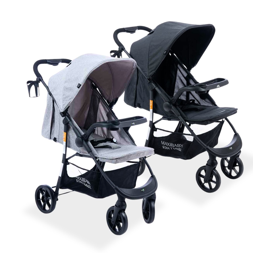 Carrinho de Bebê Passeio Vira Berço Startravel Maxi Baby