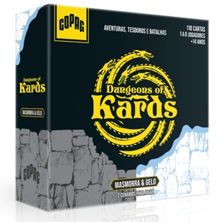 JOGO DE MESA DUNGEONS OF KARDS MASMORRA GELO COPAG 110 CARTA RPG TABULEIRO BATALHA MEEPLE BOARD GAME em Oferta na Shopee