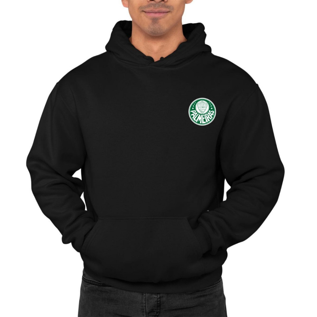 Moletom Canguru Time Verdão Lançamento Com Capuz Unissex Inverno Blusa de Frio Casaco Cores Novas