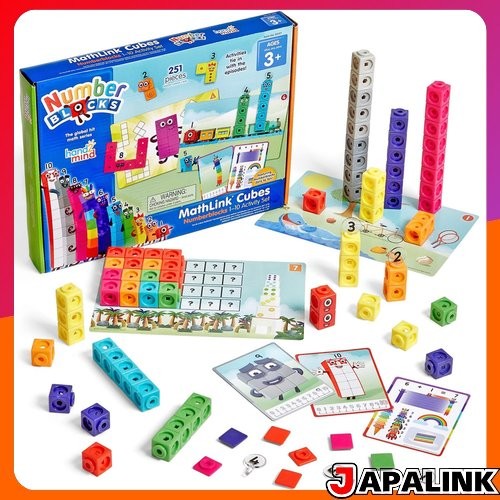 Conjunto de atividades de cubo Mathlink da Numberblocks, jogo de números da Numberblocks, brinquedo educativo, autêntic