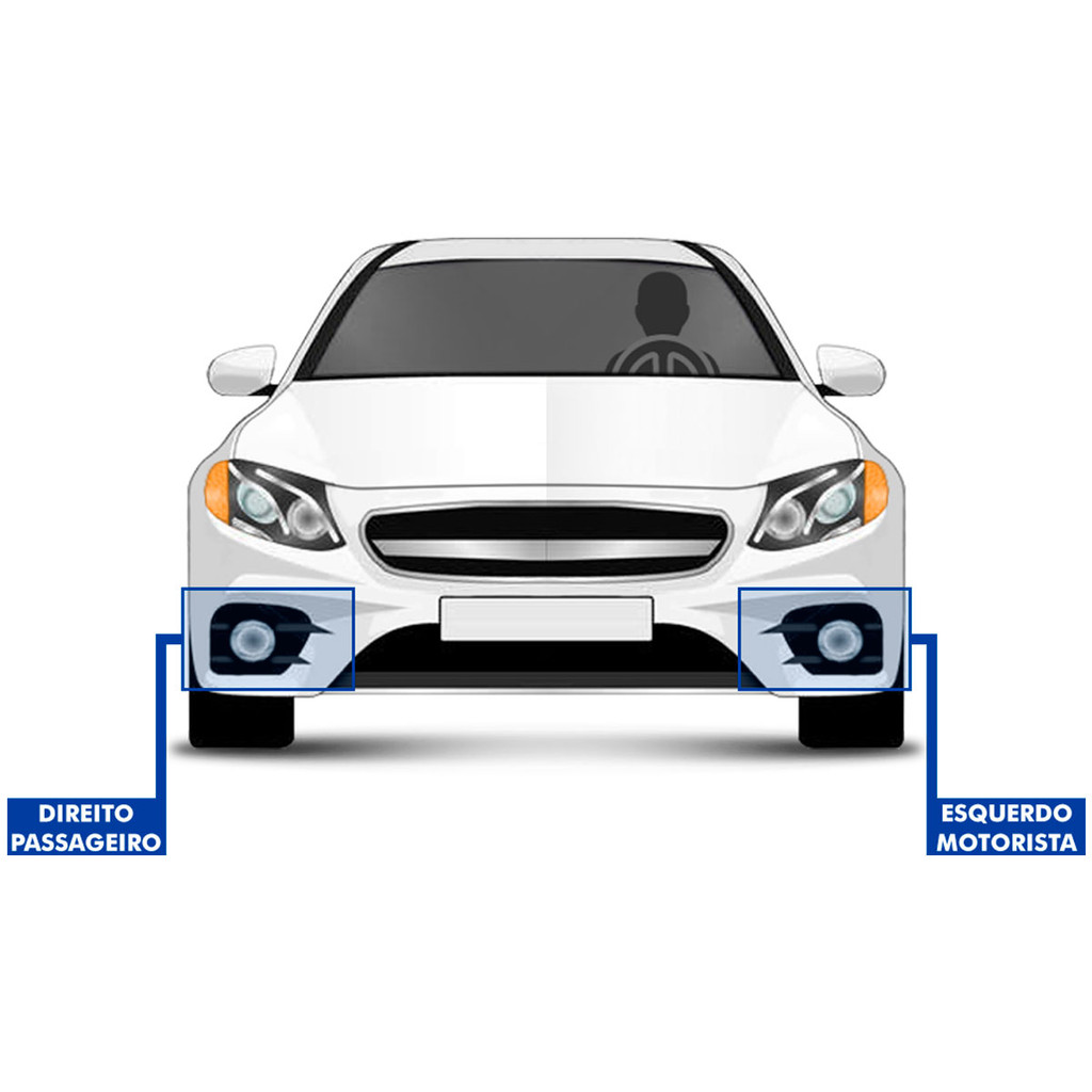 Lente Farol Milha Vectra 97 98 99 — imagem 2 de 2