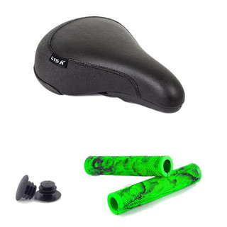 Selim GTS-K Tipo Ddk 243 Bmx Dirt Jump Freestyle Freeride Bike Banco Grau Colorido+ manopla gios colorida bmx bike