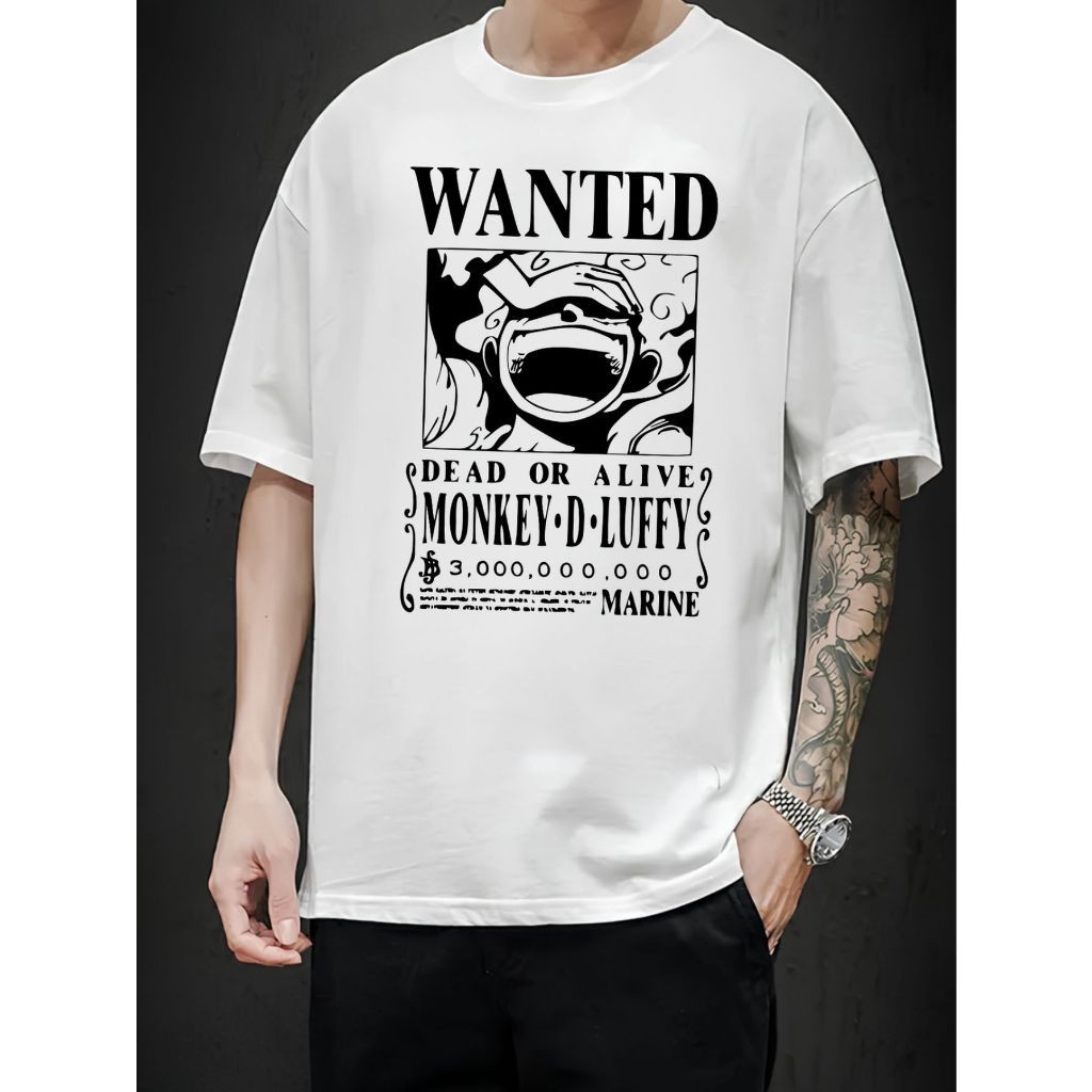 Camiseta Invicto Masculina Blusinha Feminina Anime One Piece Luffy Gear Five Hype