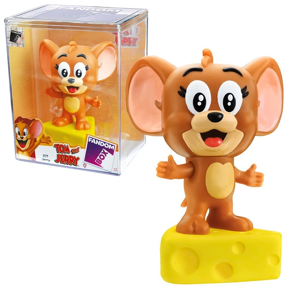 Jerry Tom E Jerry Fandom Box Personagem Colecionável Articulado Decorativo - Líder Brinquedos