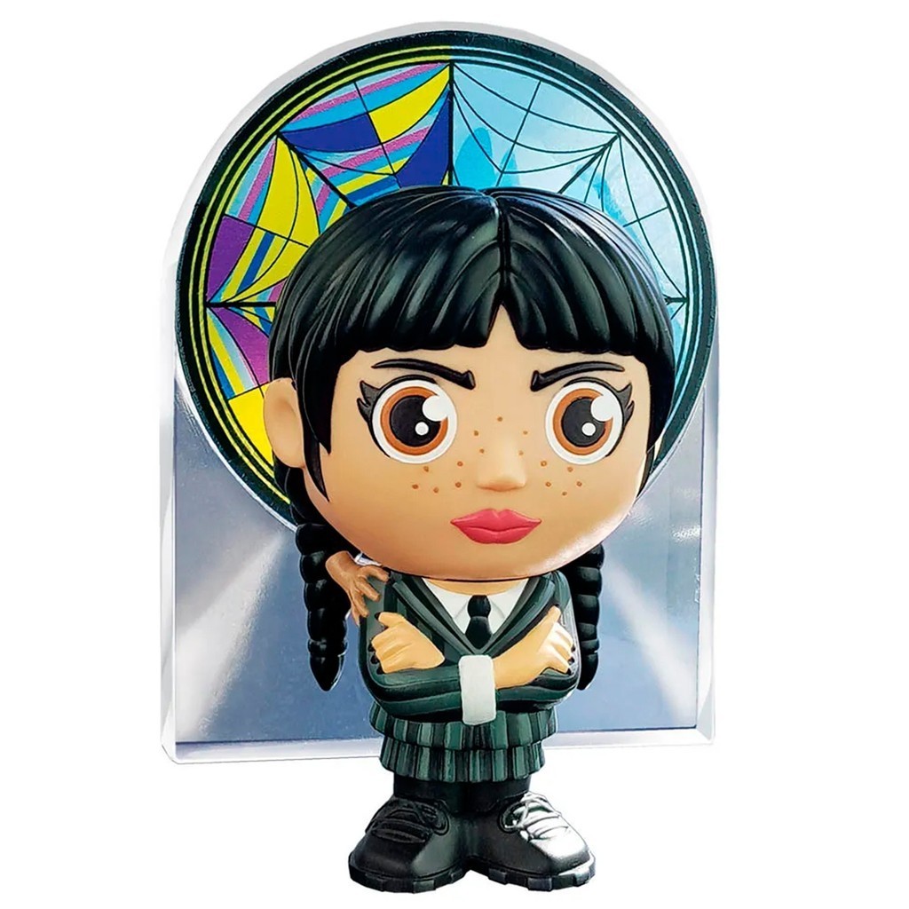 Fandom Box Wandinha Com Vitral Miniatura Estilizado Detalhado - Líder Brinquedos