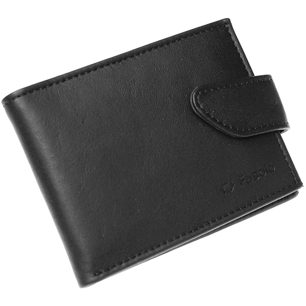 Carteira Fasolo Couro Masculina K724 - Preto - Men Bags