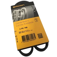 CORREIA ALTERNADOR RENAULT SANDERO KWID 1.0 12V 3C 4PK798