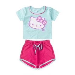 Conjunto Feminino Infantil Lacinho - Hello Kitty