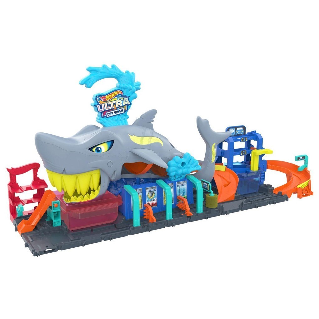 Hot Wheels City Pista Lava-Rápido Mega Tubarão - Mattel em Oferta na Shopee