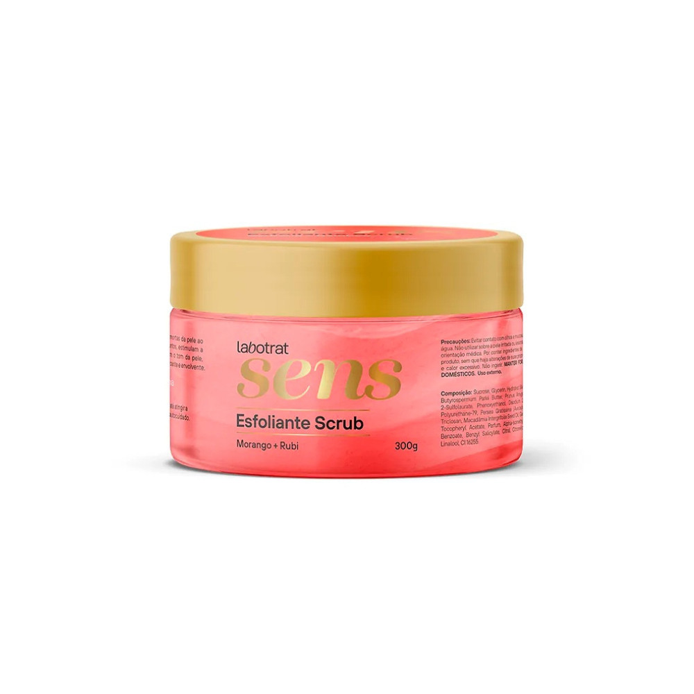 Esfoliante corporal scrub morango e rubi 300G labotrat - Beauty