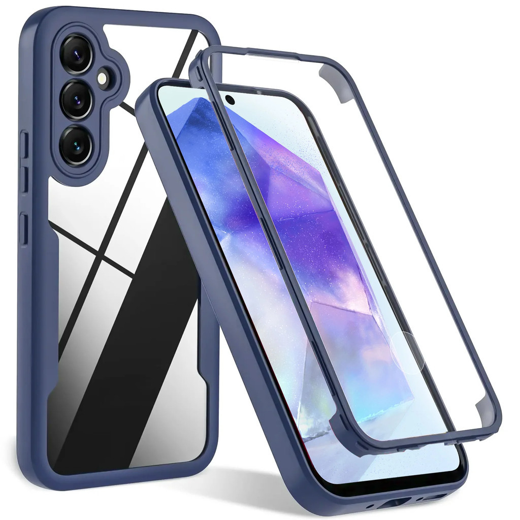 Para Samsung Galaxy A05 A05s A03 A15 A25 A35 A55 A14 A24 A34 A54 A13 A23 A33 A53 A73 A12 A22 A32 A52 A72 360 ° Capa