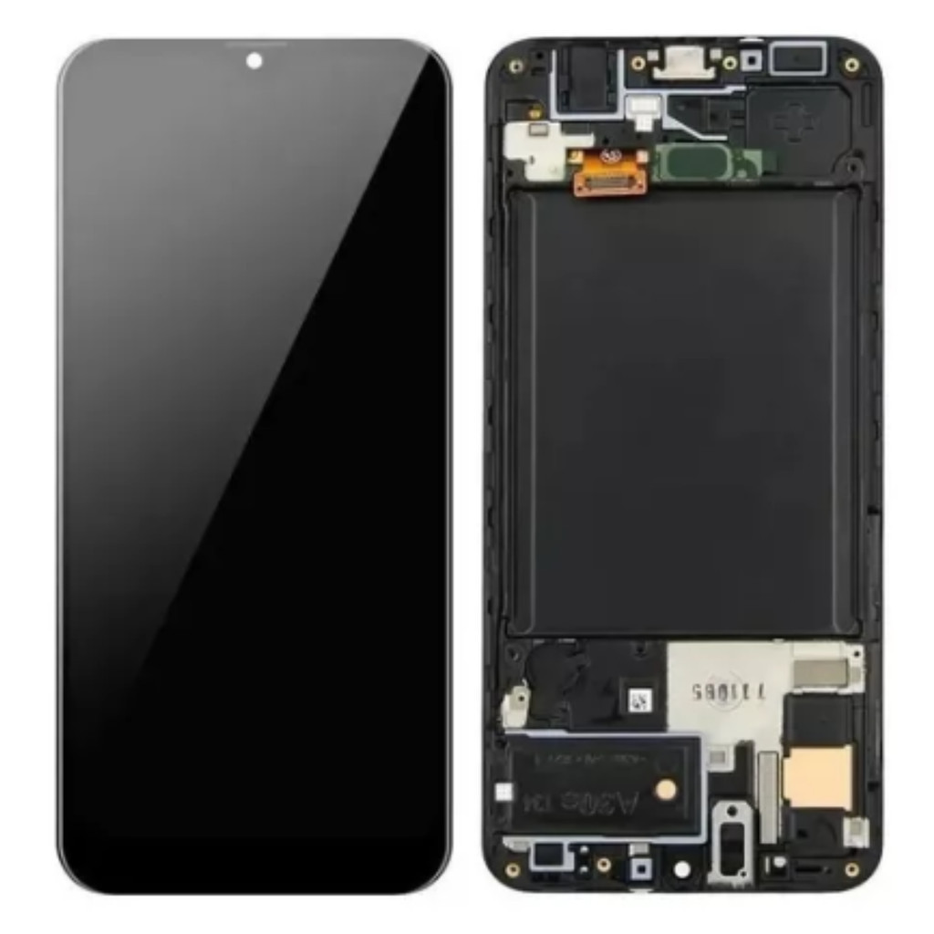 Tela Display Lcd Touch Screen Para Galaxy A30s A307 Preto Incell Com Aro