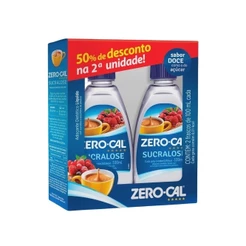 Adocante Liquido Zero Cal Sucralose 100ml 50% de Desconto na Unidade