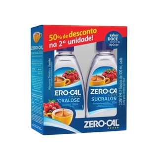 Adocante Liquido Zero Cal Sucralose 100ml 50% de Desconto na  Unidade em Oferta na Shopee
