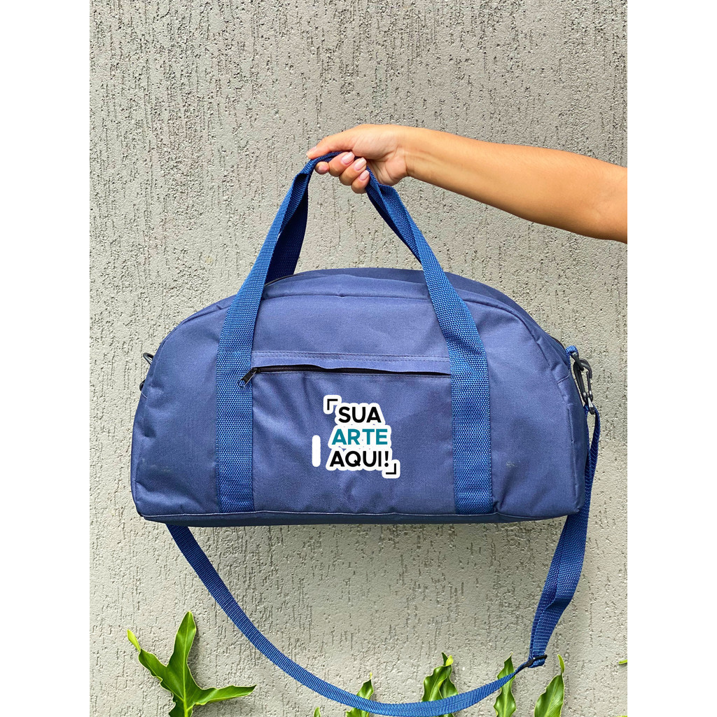 Mala Grande - PERSONALIZADA - Estampada Academia Viagem Mala Masculina Feminina Unissex Resistente Fitness