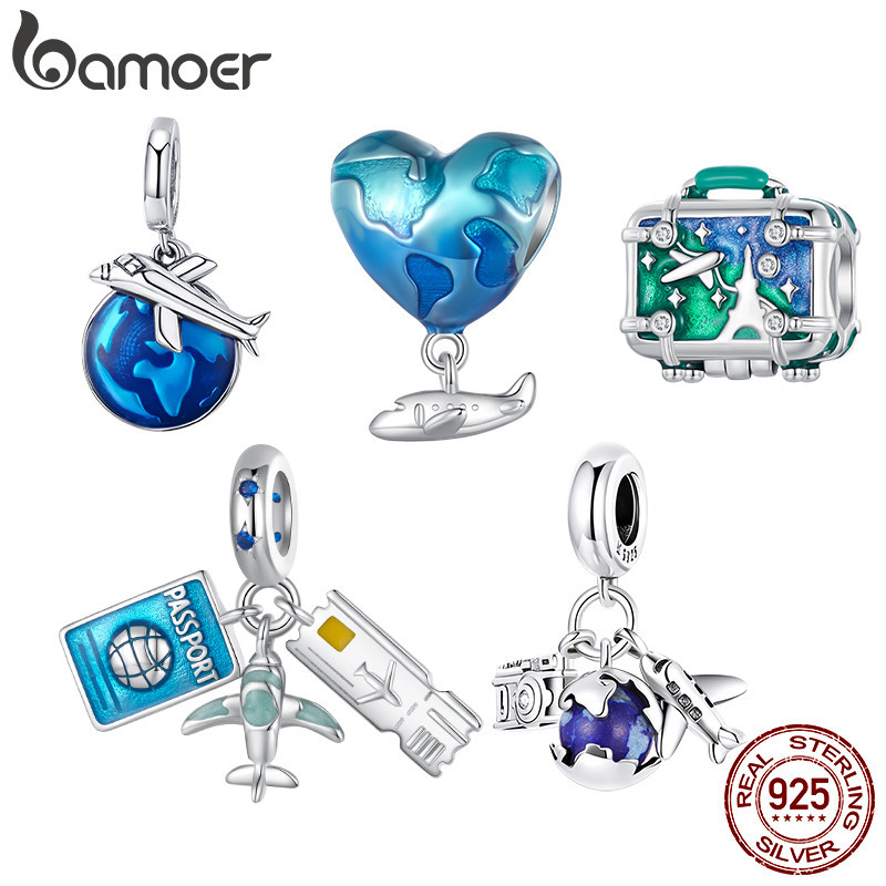 Bamoer 925 Sterling Sliver Charm Voyage Série Para Pulseira - Fashion Accessories